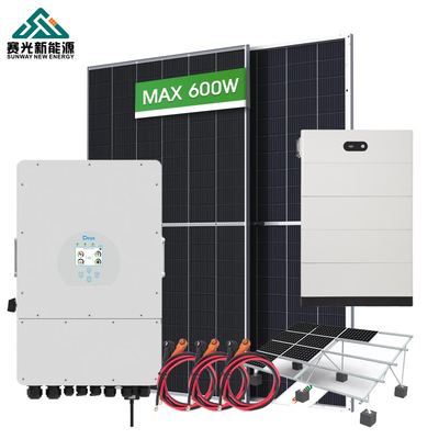 MPPT Sistema de Energia Solar Híbrida de 8 kW Certificado CE/RoHS/UN38.3/MSDS