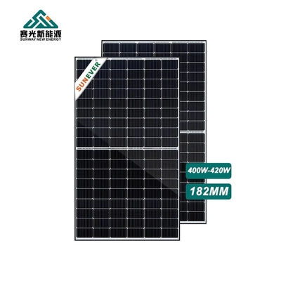 400w 410w painéis solares fotovoltaicos com imp 12.7-13.2A e baixo vidro de ferro