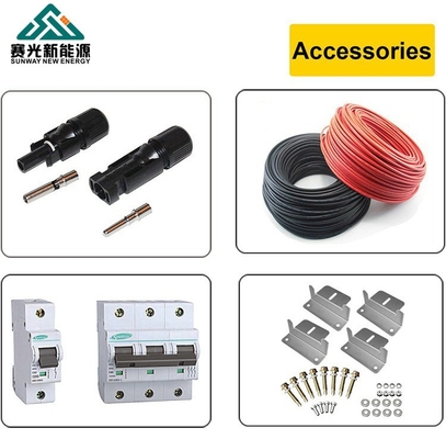 50hz Frequência de saída Sistema de energia solar doméstica Kit completo para casa 5kw 8kw 10kw 12kw