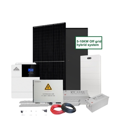 Sistemas de energia híbrida 220VAC/380VAC fora da rede com tecnologia de silício monocristalino