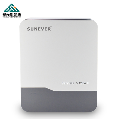 Bateria externa Sistema de armazenamento de energia solar de alta capacidade 51.2V 100ah para uso doméstico