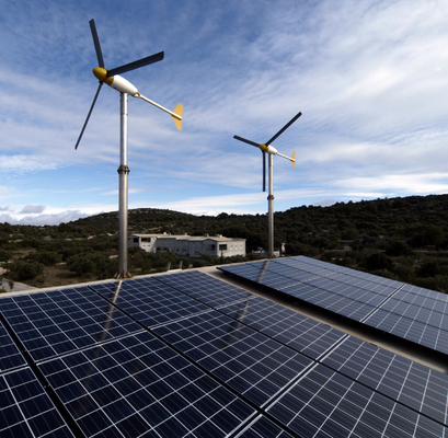 Turbina eólica Tipo Turbina eólica horizontal 10Kw Off Grid Sistema de energia eólica solar híbrida