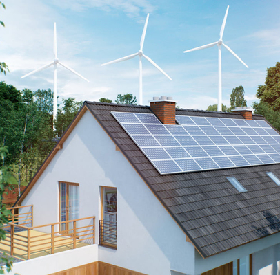 Controlador híbrido eólico solar A chave para o sistema de geração de energia eólica de 5 kW / 10 kW fora da rede