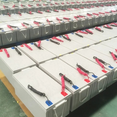 Bateria de gel de ácido de chumbo solar de 12V 200ah/250ah de longa duração para material superior