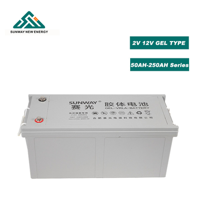 OEM/ODM Aceitável Bateria de gel selado de 12 V para sistema de energia solar 150ah 200ah 250ah