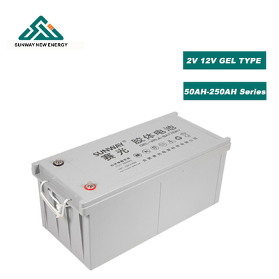 OEM/ODM Aceitável Bateria de gel selado de 12 V para sistema de energia solar 150ah 200ah 250ah