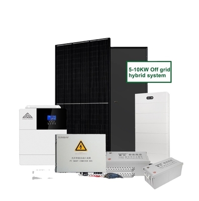 Wall Mounted 8kw Off Grid Solar System With Solar Panel All In One (Sistema Solar Montado na Parede de 8kw Off Grid com Painel Solar Tudo em Um)