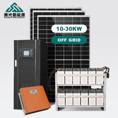 20 kW Sistema fotovoltaico completo fora da rede Sistema de painéis solares isolados