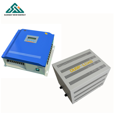 Display LED 15kw Controlador híbrido de vento Mppt Controlador de carga solar de vento