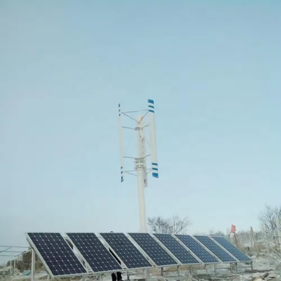 Sistema híbrido de geração de energia eólica de 3 kW / 5 kW / 10 kW com lâminas de fibra de vidro reforçada