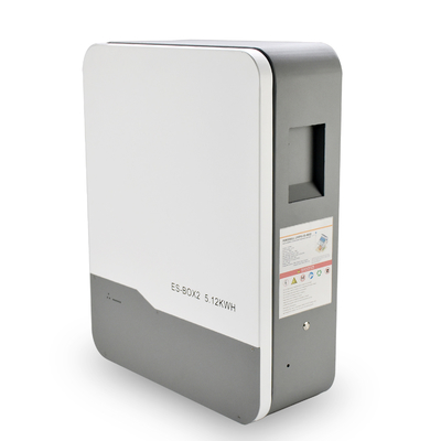 Bateria de fosfato LiFePO4 de 5 kWh 10 kWh montada na parede para sistema de armazenamento de energia solar