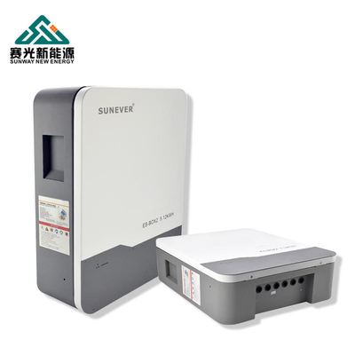 Bateria de fosfato LiFePO4 de 5 kWh 10 kWh montada na parede para sistema de armazenamento de energia solar