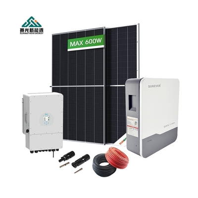 48Vdc/51.2Vdc Sistema Solar em Rede 5kw 6kw 10kw Com Bateria Lifepo4