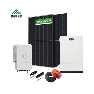 5Kw-12Kw Sistema de Energia Solar Híbrida Completo para Projeto de Design de Casa e Pré-Vendas
