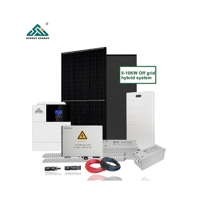 10kw 20kw 30kw Sistema Solar Off Grid Com Tecnologia de Silício Monocristalino