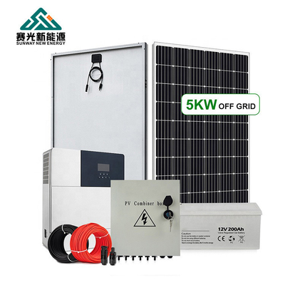 10kw 20kw 30kw Sistema Solar Off Grid Com Tecnologia de Silício Monocristalino
