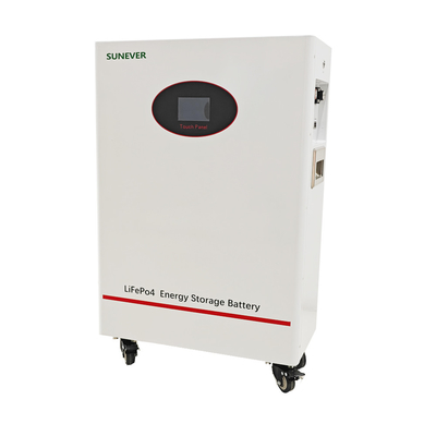 51.2v Bateria de armazenamento solar Modo de instalação empilhável Painel solar