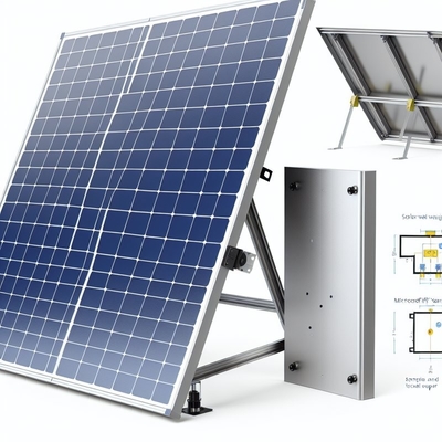 Sistema de energia solar com sistema de montagem STD com telhado inclinado e suporte técnico completo