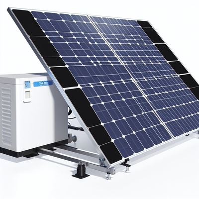 Sistema de energia solar com sistema de montagem STD com telhado inclinado e suporte técnico completo