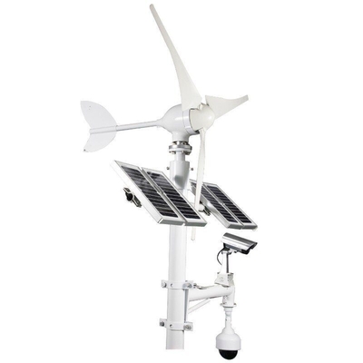 Luz de rua LED solar híbrida e inteligente de 300W 600W com economia de energia e câmera CCTV 4G 5G