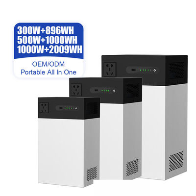1004.8Wh Sistema de energia solar de carga dupla 500W ESS portátil