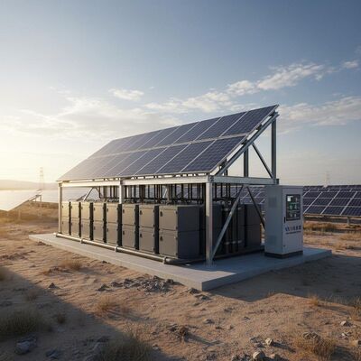 Fonte de Energia Solar Painel Solar Armazenamento de Energia Solar Modo de Instalação Sistema de Gerenciamento de Energia para Projetos Solares de Grande Escala
