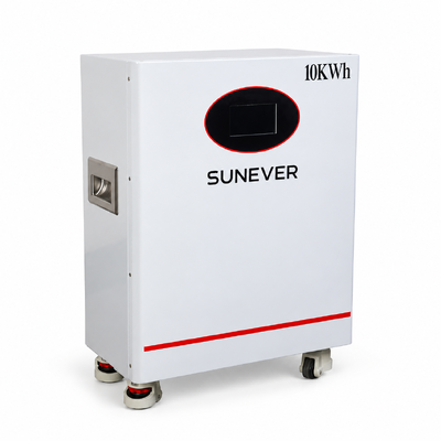 Bateria Solar de Lítio UNEVER 10kWh 51.2V 200Ah para Armazenamento de Energia Doméstica e Energia de Backup Off-Grid