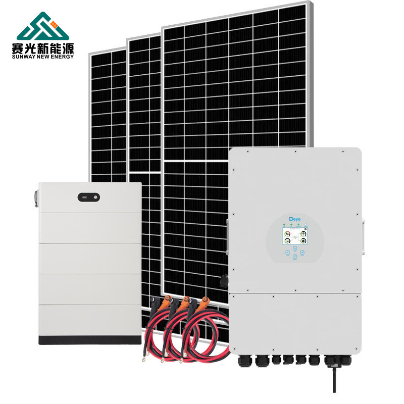 Sistema de painéis solares de 5kw 8kw 10kw 12kw para casa por inversor Afore