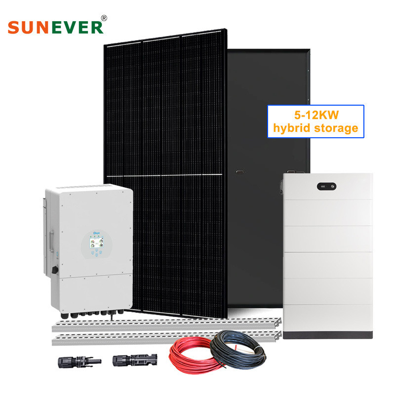 48Vdc/51.2Vdc Sistema híbrido Pv para casa 5kw 8kw 10kw 12kw CE