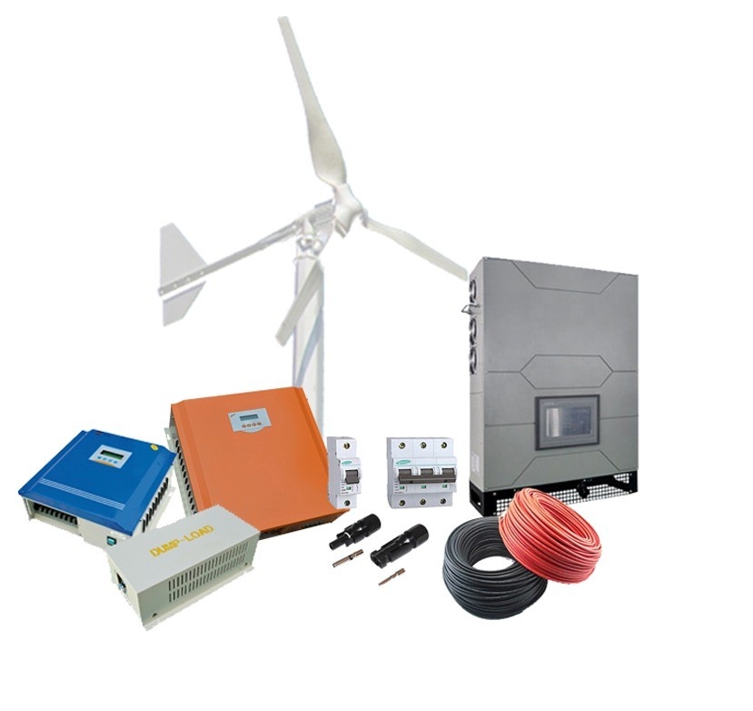 Gerador eólico trifásico de 10 kW com certificação CE para sistema de geração de energia eólica em rede