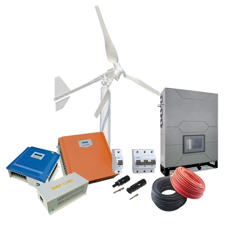 Gerador de energia eólica de 10 kW de saída de fase 3 para sistema de energia eólica e solar híbrida fora da rede