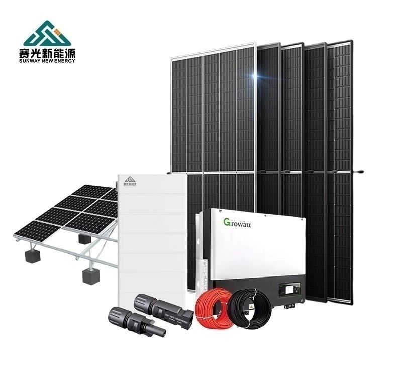 Sistema de energia solar de 5kw 8kw 9kw 10kw para tipo de controlador MPPT e modo de trabalho fora da rede