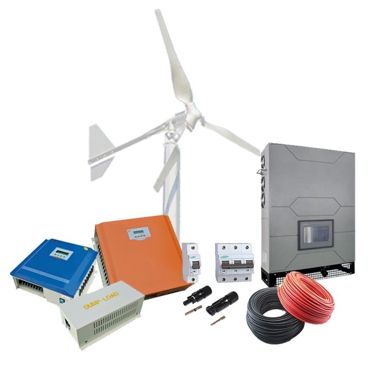 Conexão de flange 5kw 10kw gerador turbina eólica sistema de energia residencial