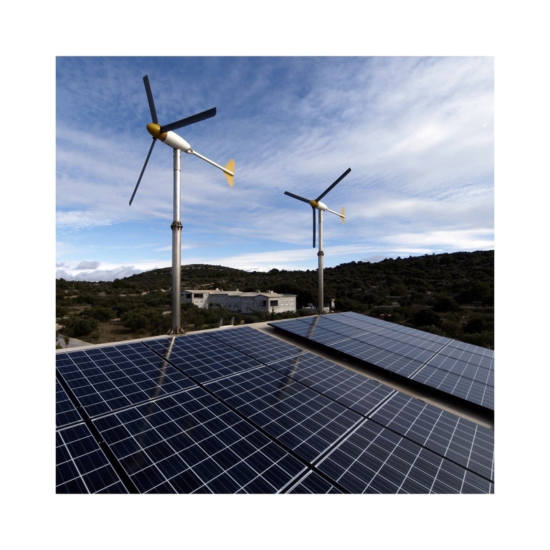 Sistema de geração de energia eólica 3kw 5kw 10kw off grid personalizado com frequência de saída de 50HZ
