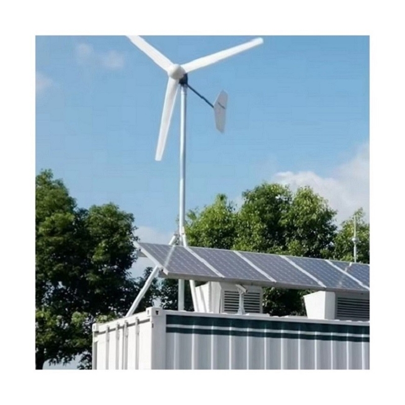 3kw 5kw 10kw Off Grid Home Wind Solar Hybrid Power System e bateria de gel de longa duração