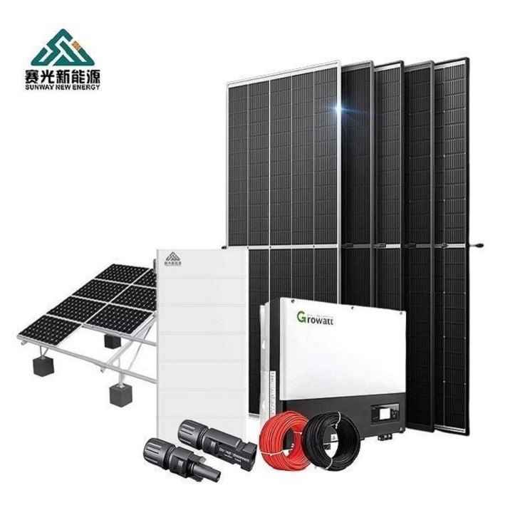 5kw 10kw 15kw 20kw Sistema de alimentação de painéis solares para casa em modo dividido