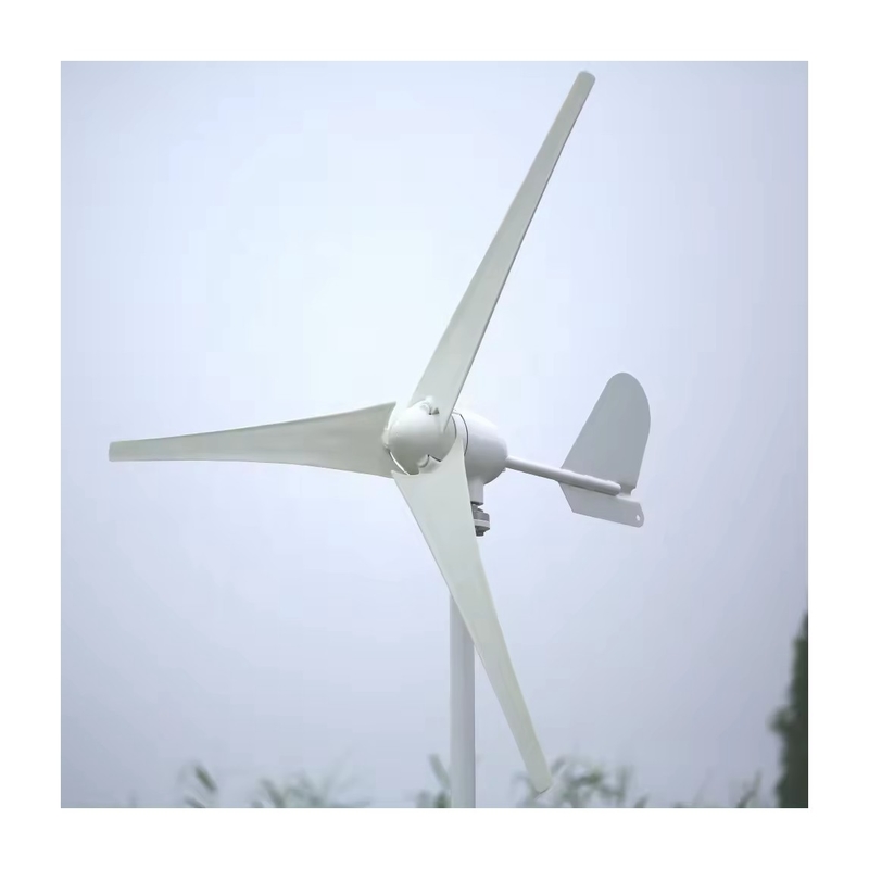Sistema híbrido de geração de energia eólica de 3 kW / 5 kW / 10 kW com lâminas de fibra de vidro reforçada