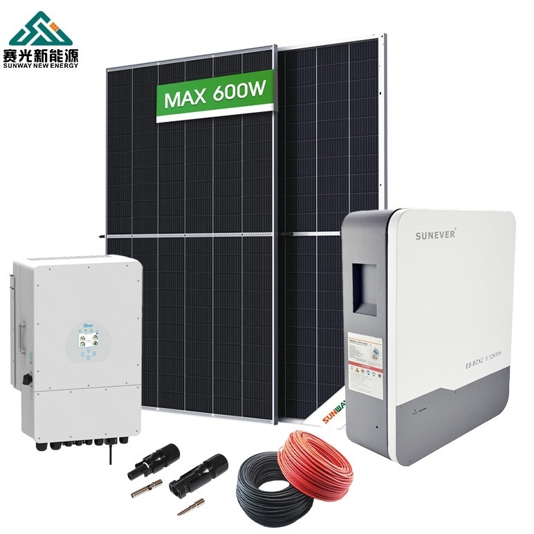 8kw Complete Home Solar Power Systems Kit de sistemas de energia solar Projetos de pré-venda
