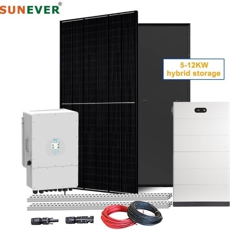 50hz Frequência de saída 2024 Sistema de armazenamento de energia solar para casa 6kw 8kw 10kw Venda online