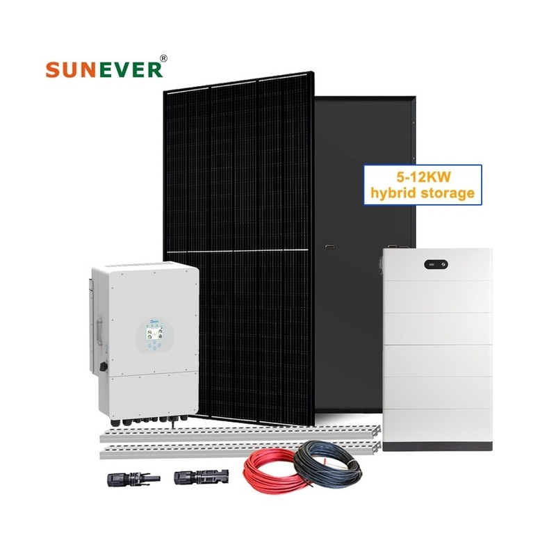 410-700Watt painel solar bateria de íons de lítio tipo 5kw sistema de armazenamento de energia solar para casa