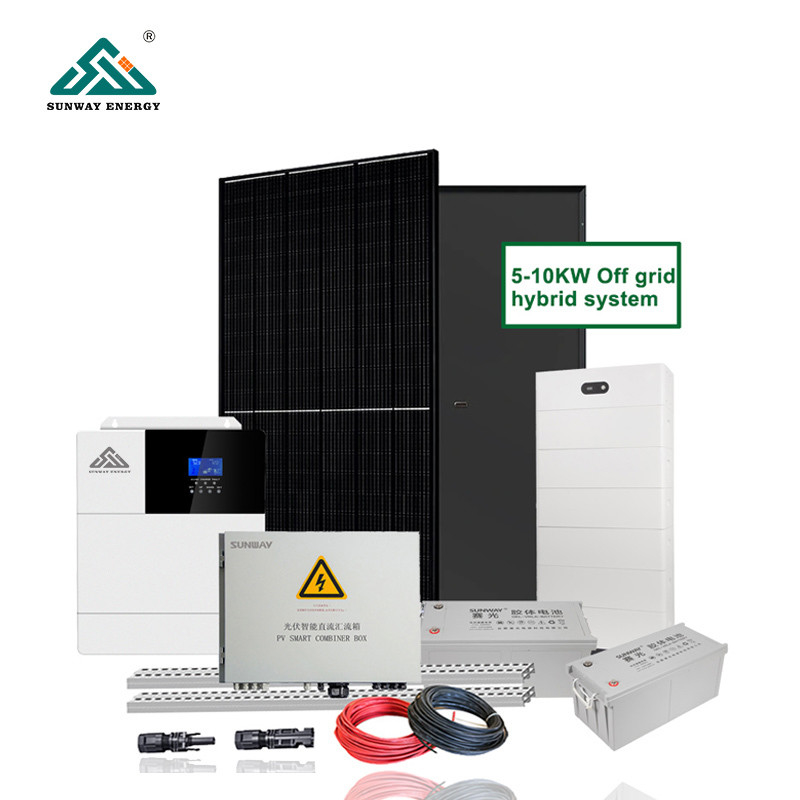 6000 Ciclos Off Grid Sistema Solar 5KW 10KW Tudo em um para casa