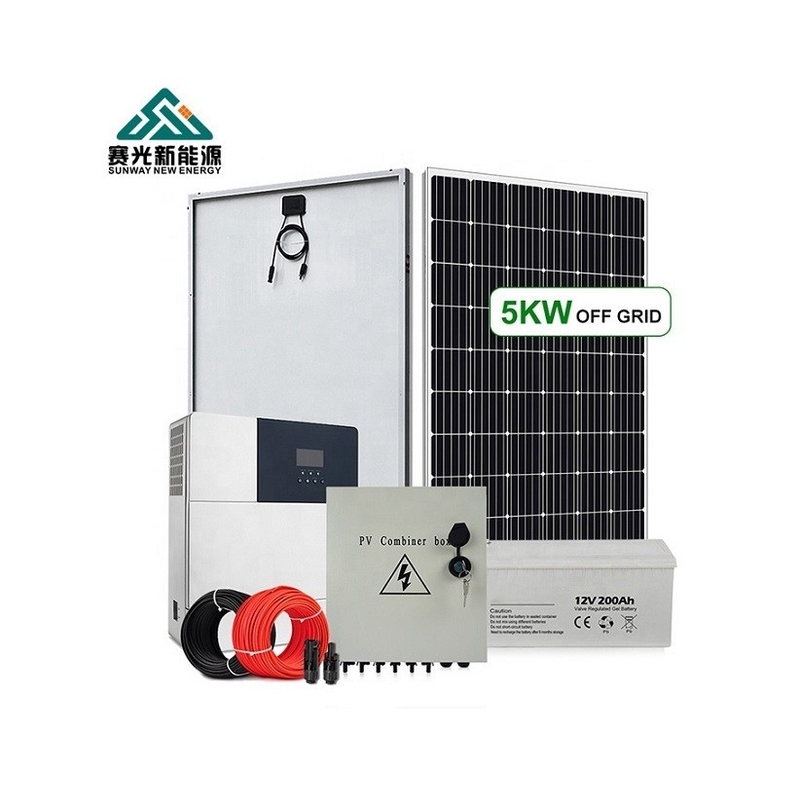 Sistema de painéis solares de 10kw 20kw 30kw com tensão de saída 110V/127V/220VAC/380VAC/480V