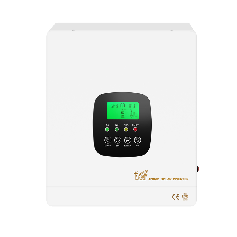 Inversor solar poderoso com interface de usuário LCD de resfriamento de ar inteligente e inversor de ondas de purésina