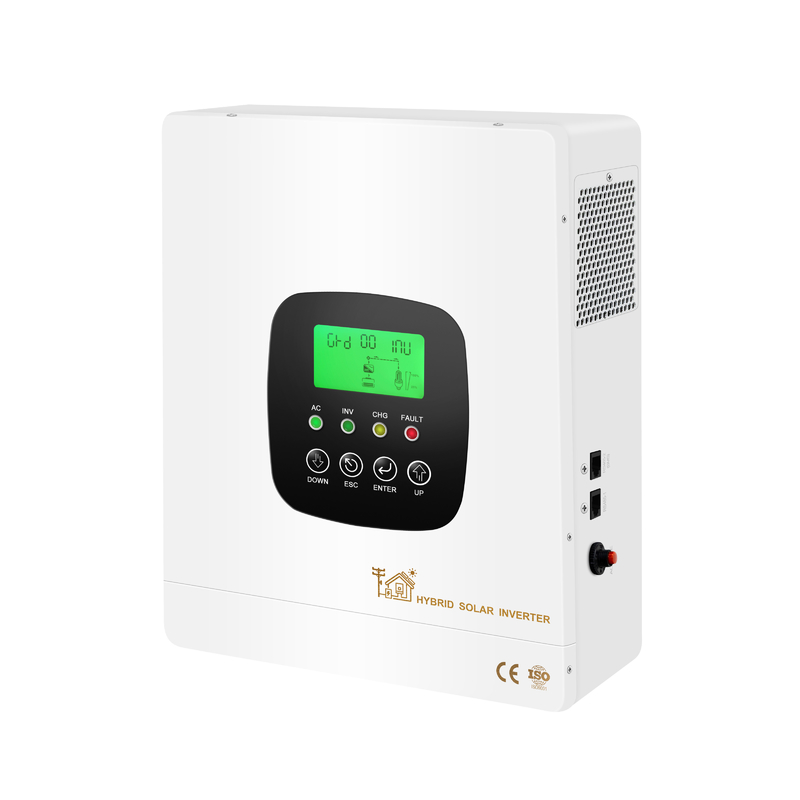 Inversor solar tudo em um e interface LCD 48VDC/51.2VDC Voltagem da bateria