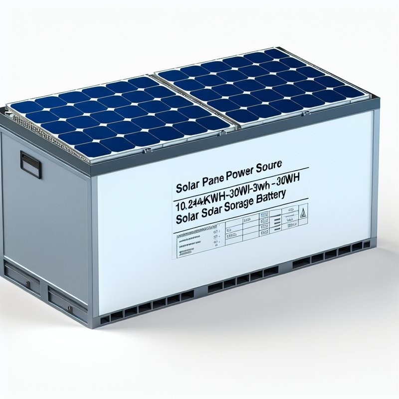 Fonte de energia do painel solar 10,24 kWh-30 kWh Bateria de armazenamento solar para soluções de energia sustentável