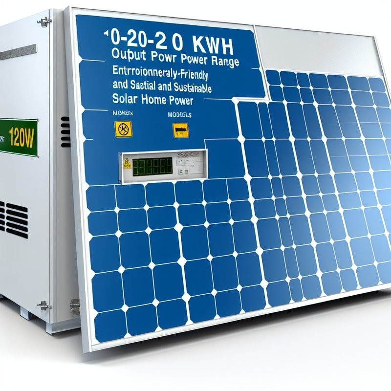 10-20 KWh de potência de saída Sistema de painéis solares ecológicos para energia solar doméstica ecológica e sustentável