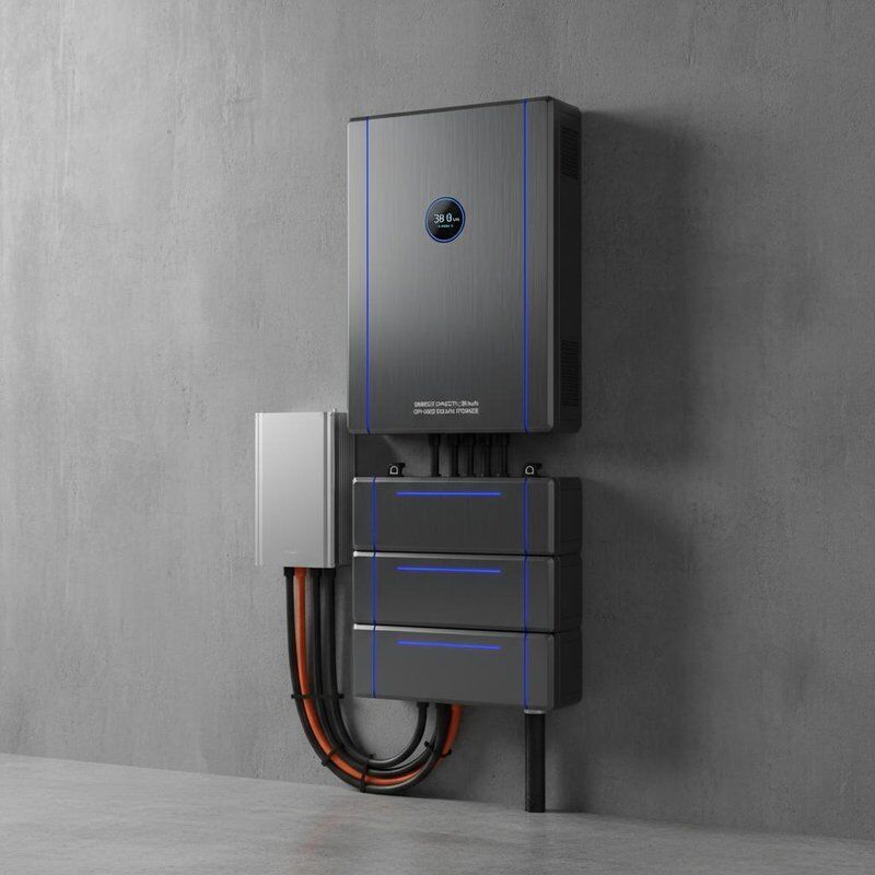 Out-Grid Solar Storage Battery Type Wall Installation Mode Capacidade energética de 10,24 kWh a 30 kWh e Solução de armazenamento de energia