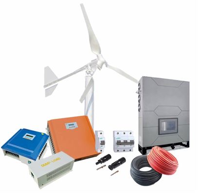 Painéis fotovoltaicos 380VAC Sistema de energia eólica 3 fases ímã permanente AC