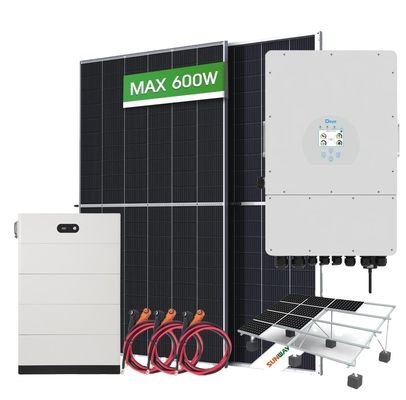 10kw 3 Fase 20kw Sistema Solar Híbrido 220v/380v Tensão de Saída