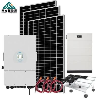 51.2Vdc Pv Sistema híbrido de energia solar 410-700 watts em modo de rede